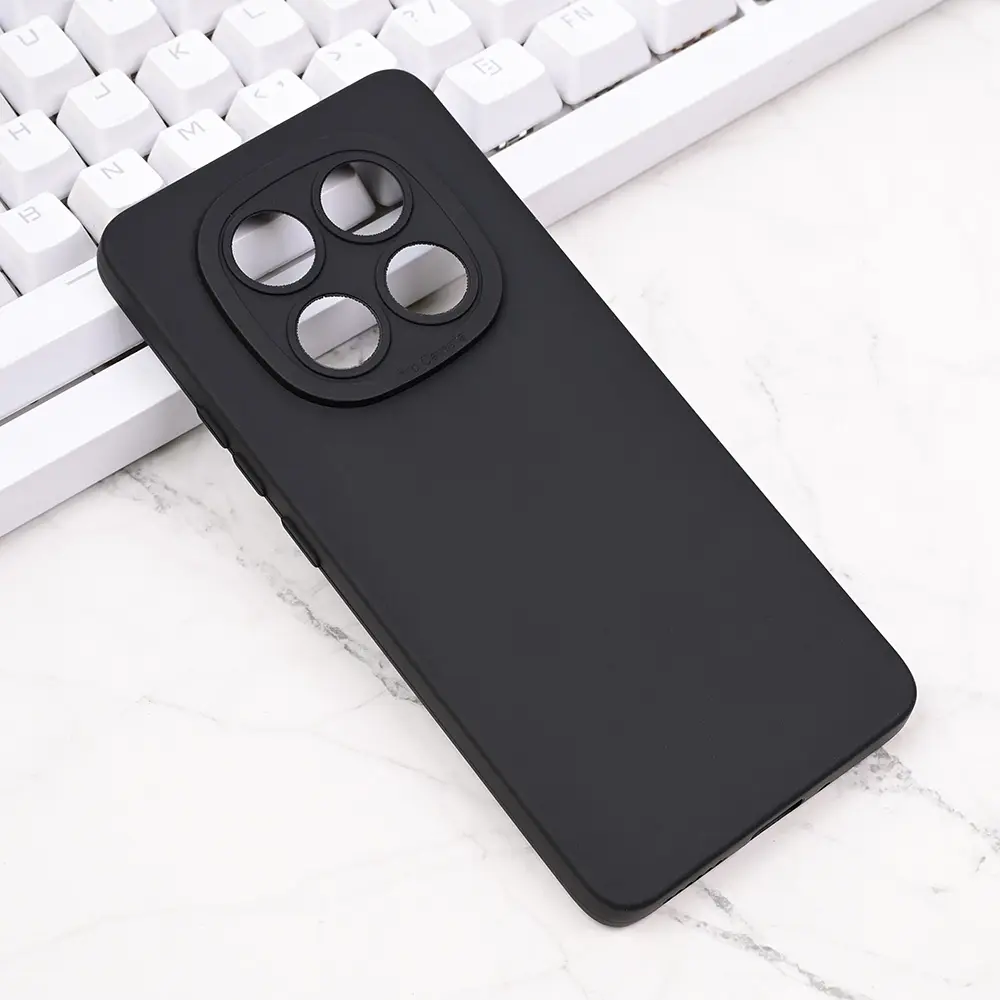 Torbica Silikon Pro Camera za Xiaomi Redmi Note 14 Pro Plus Crna