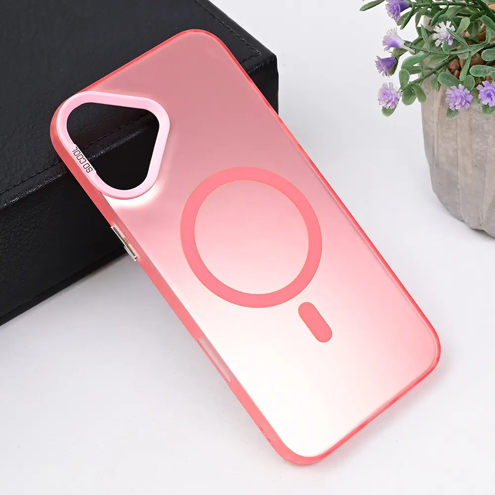 Torbica Magsafe Clear za Iphone 16 Plus 6.7 Roze