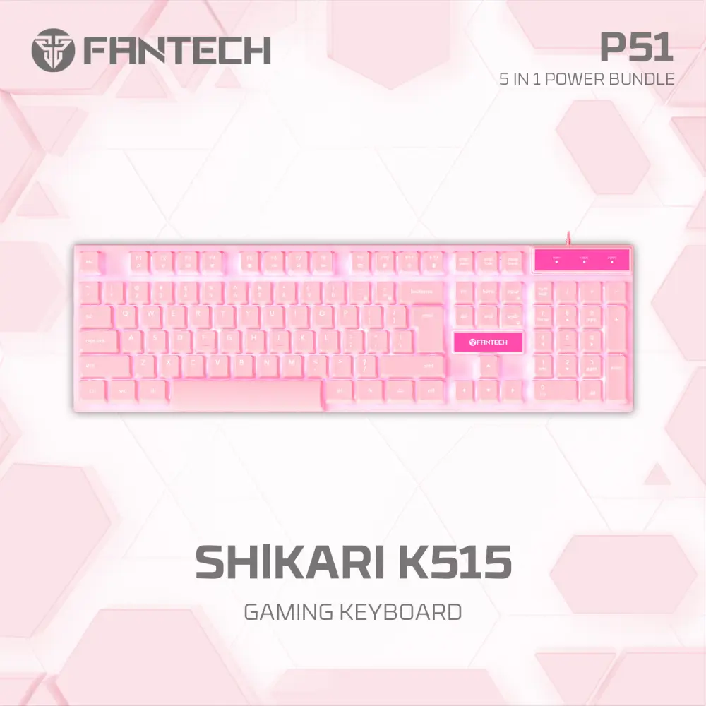 Combo Set Gaming Fantech P51 Power 5U1 Sakura
