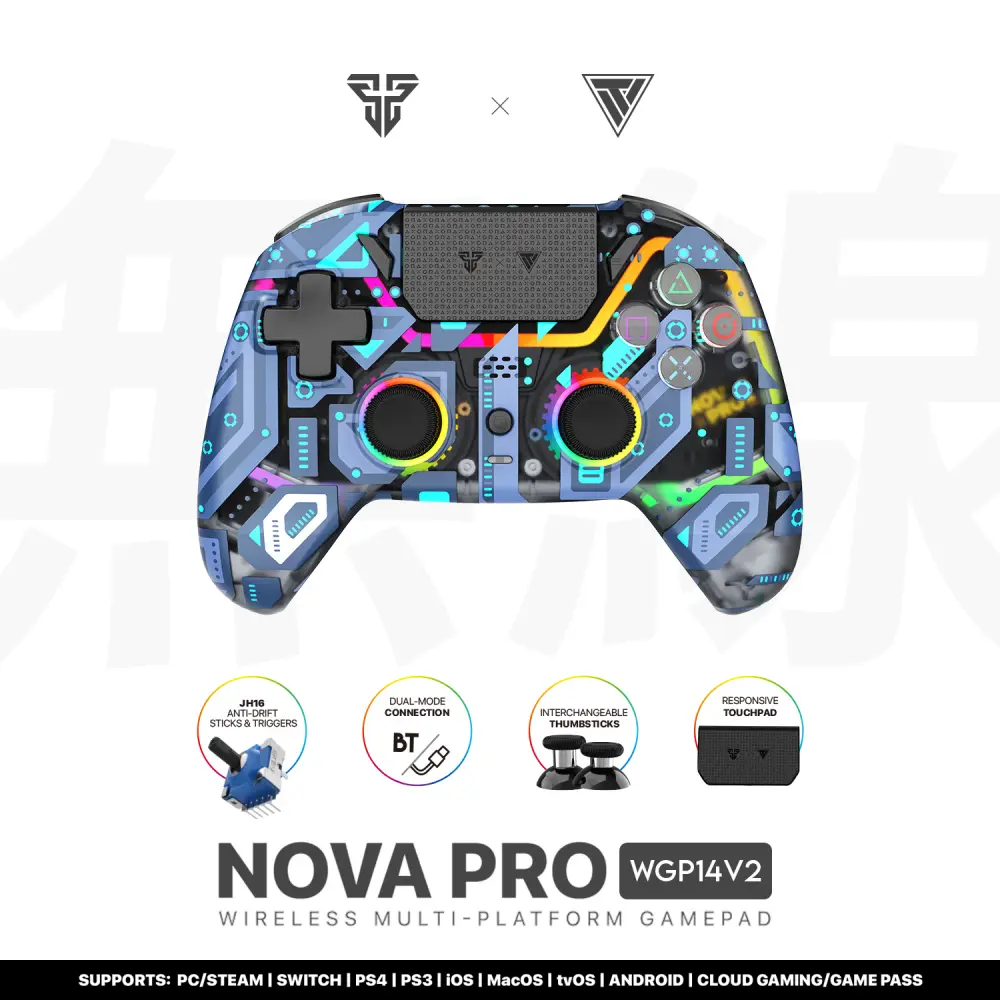 Joypad Wireless Fantech Wgp14v2 NOVA PRO Multiplatform Plavi