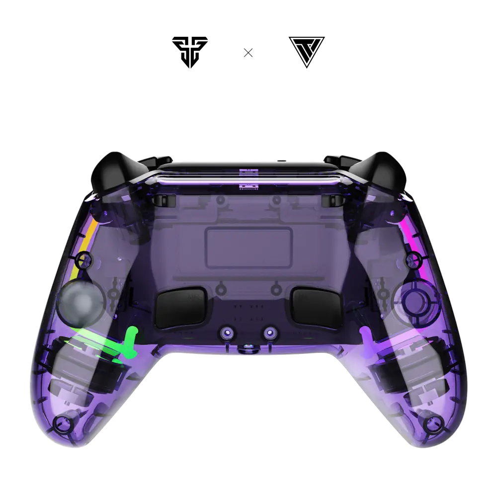 Joypad Wireless Fantech Wgp14v2 NOVA PRO Multiplatform RGB Clear Ljubicasti