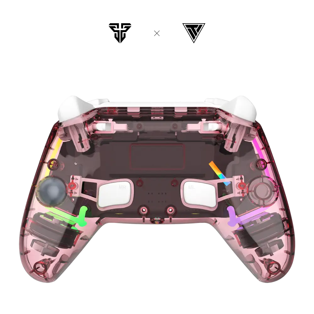 Joypad Wireless Fantech Wgp14v2 NOVA PRO Multiplatform RGB Clear Sakura