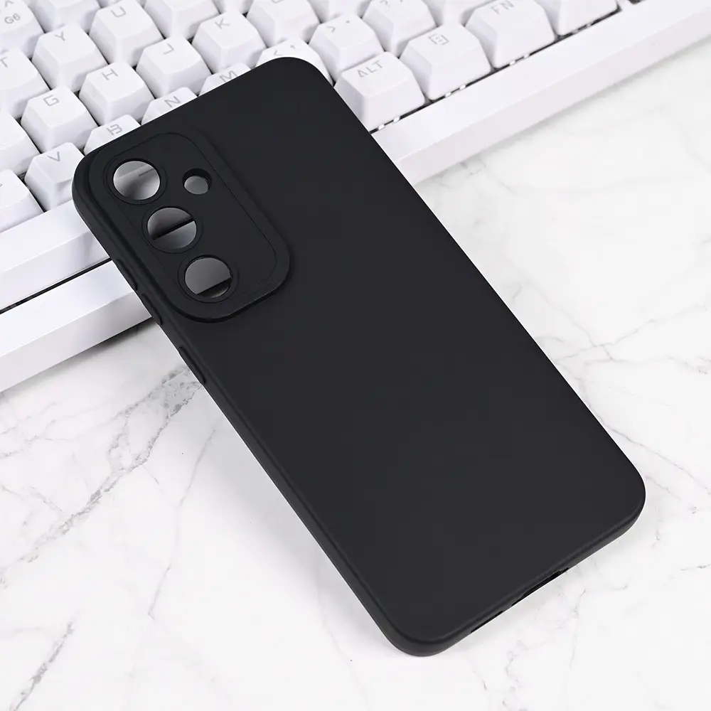 Torbica Silikon Pro Camera za Samsung S721B Galaxy S24 Fe Crna