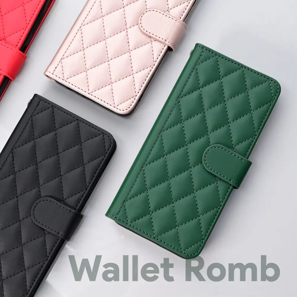 Torbica Wallet Romb za Samsung A156B Galaxy A15G 5G Crna