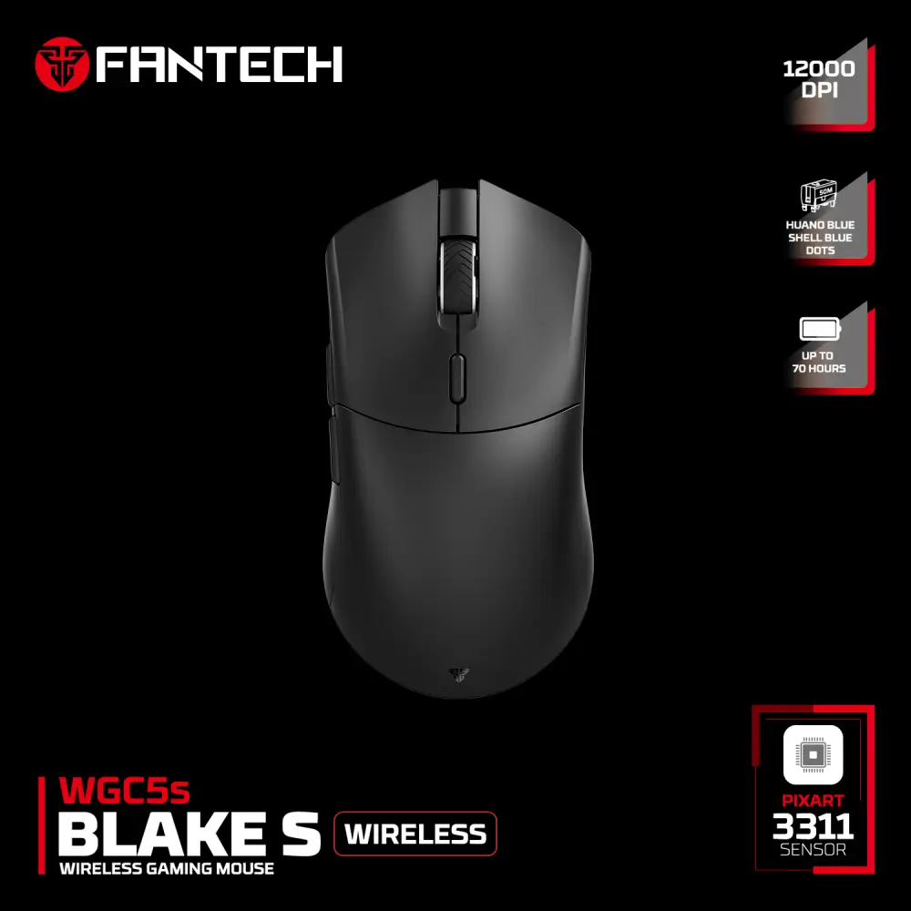Mis Wireless Gaming Fantech WGC5S Blake Crni