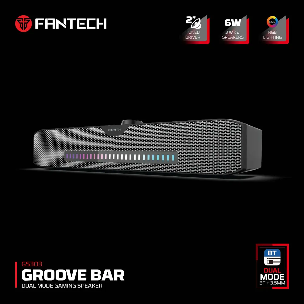 Bluetooth Zvucnik Fantech GS303 Groove BAR Crni
