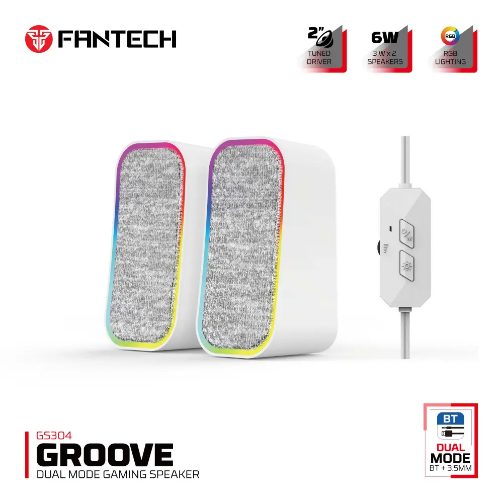 Bluetooth Zvucnik Fantech GS304 Groove Beli