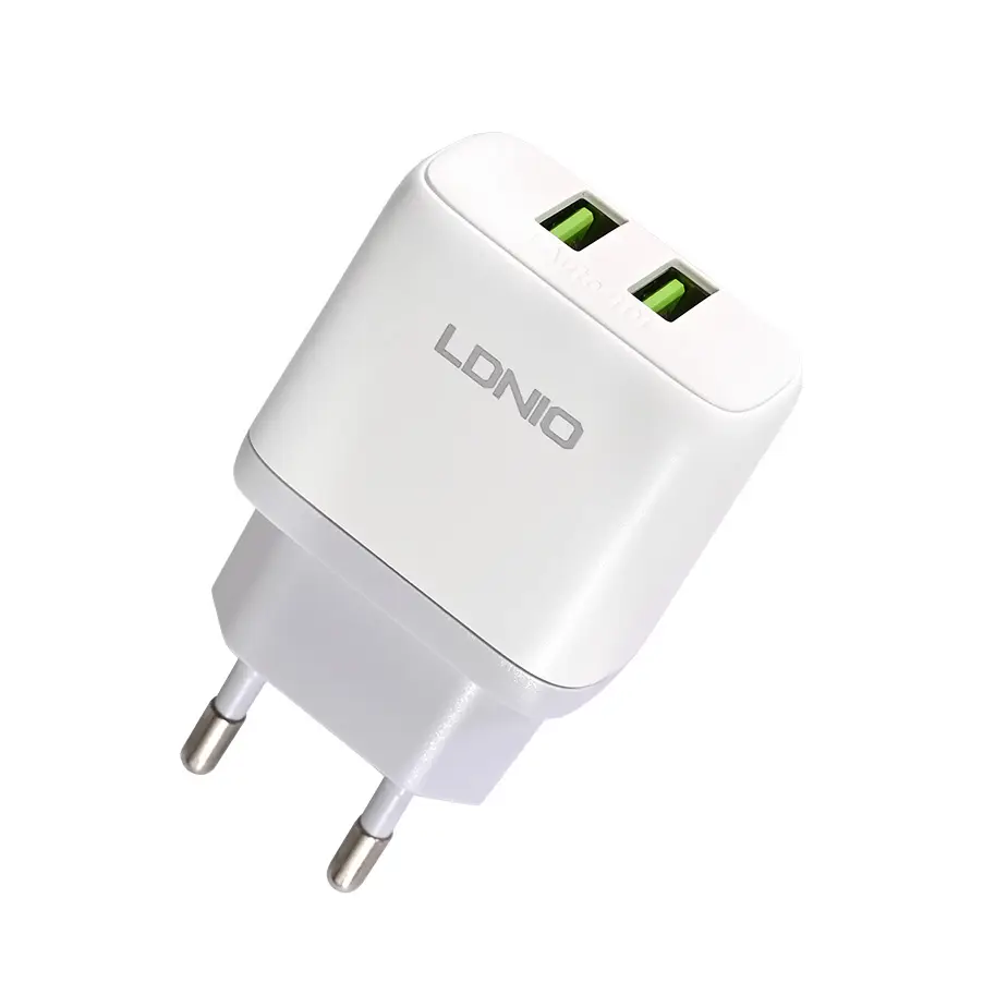 Kucni Punjac Ldnio A2221 2xusb, 12W Beli