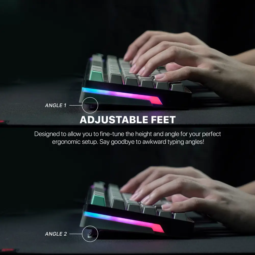 Tastatura Mehanicka Gaming Fantech MK914 RGB Atom PRO96 Wireless Mercury (red Switch)