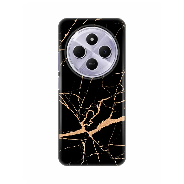 Torbica Silikonska Print za Xiaomi Redmi 14c/redmi A4 All Black