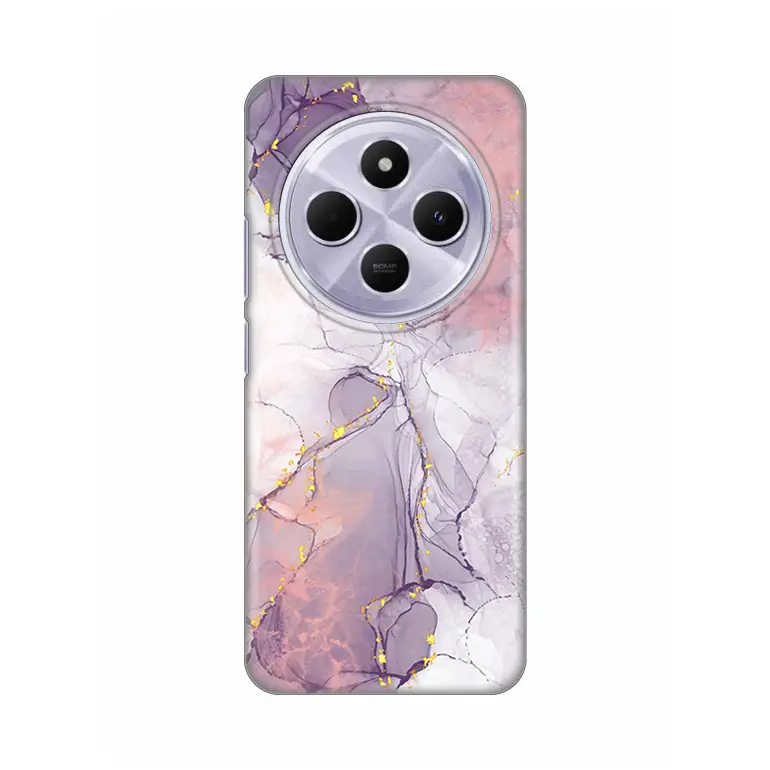 Torbica Silikonska Print za Xiaomi Redmi 14c/redmi A4 Pink Marble