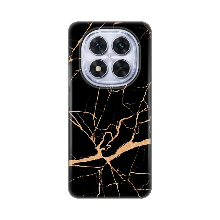 Torbica Silikonska Print za Xiaomi Redmi Note 14 Pro 5G (eu) All Black