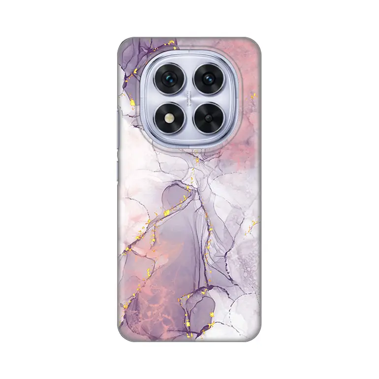 Torbica Silikonska Print za Xiaomi Redmi Note 14 Pro 5G (eu) Pink Marble