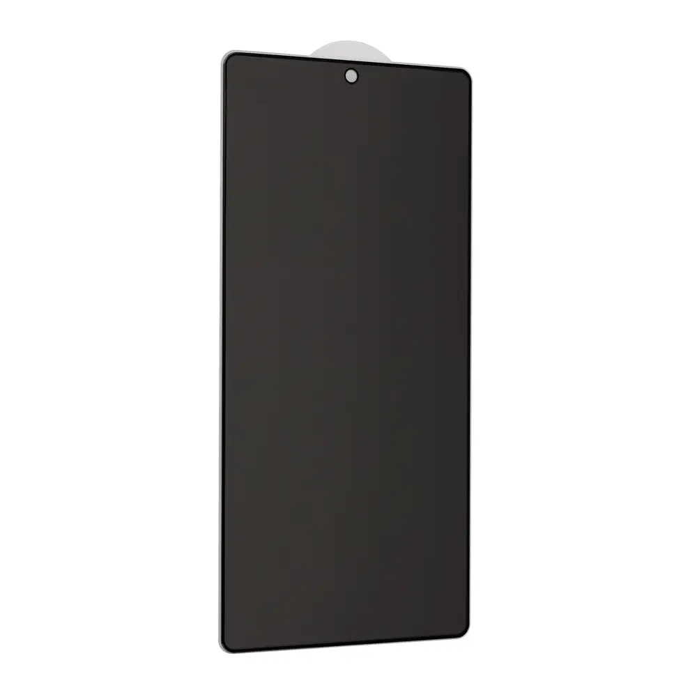 Zastitno Staklo Tempered Glass Privacy 2.5d Full Glue za Samsung S938B Galaxy S25 Ultra Crni (fingerprint Unlock)