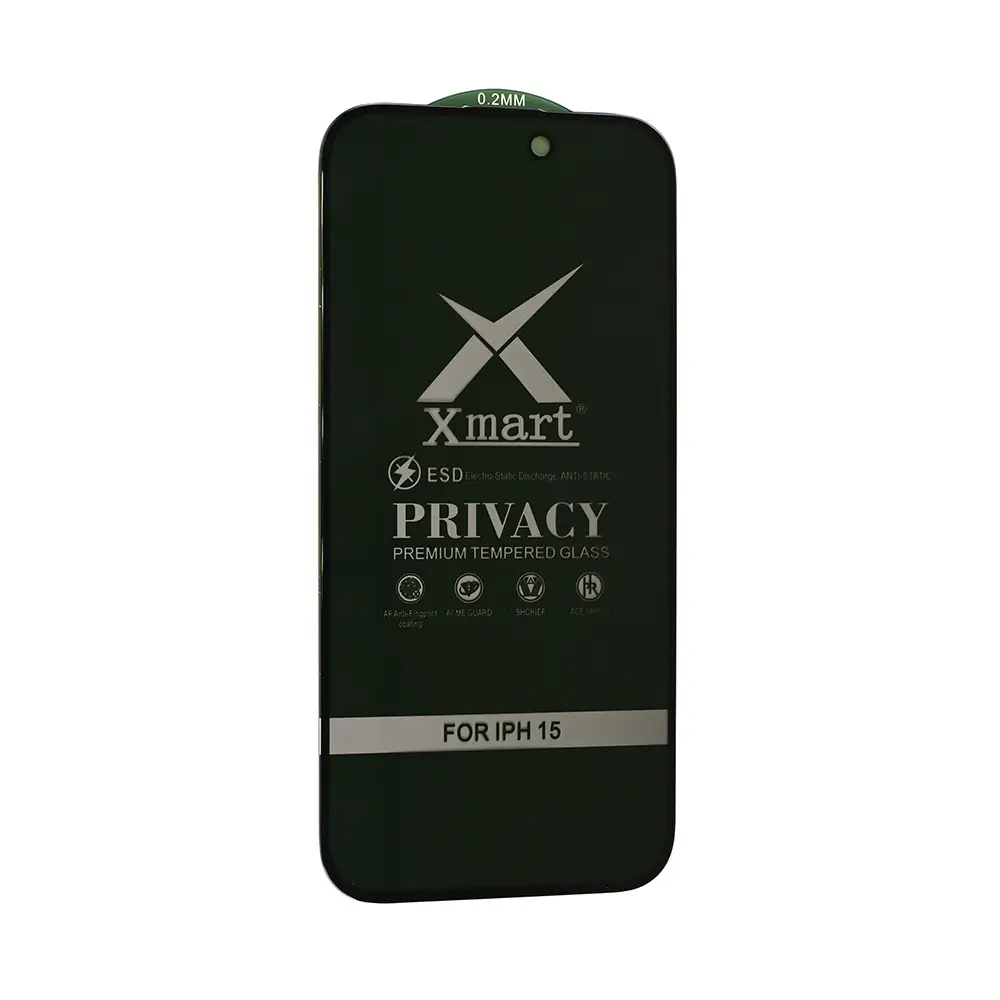 Zastitno Staklo Tempered Glass X Mart 9D Privacy za Iphone 15 6.1
