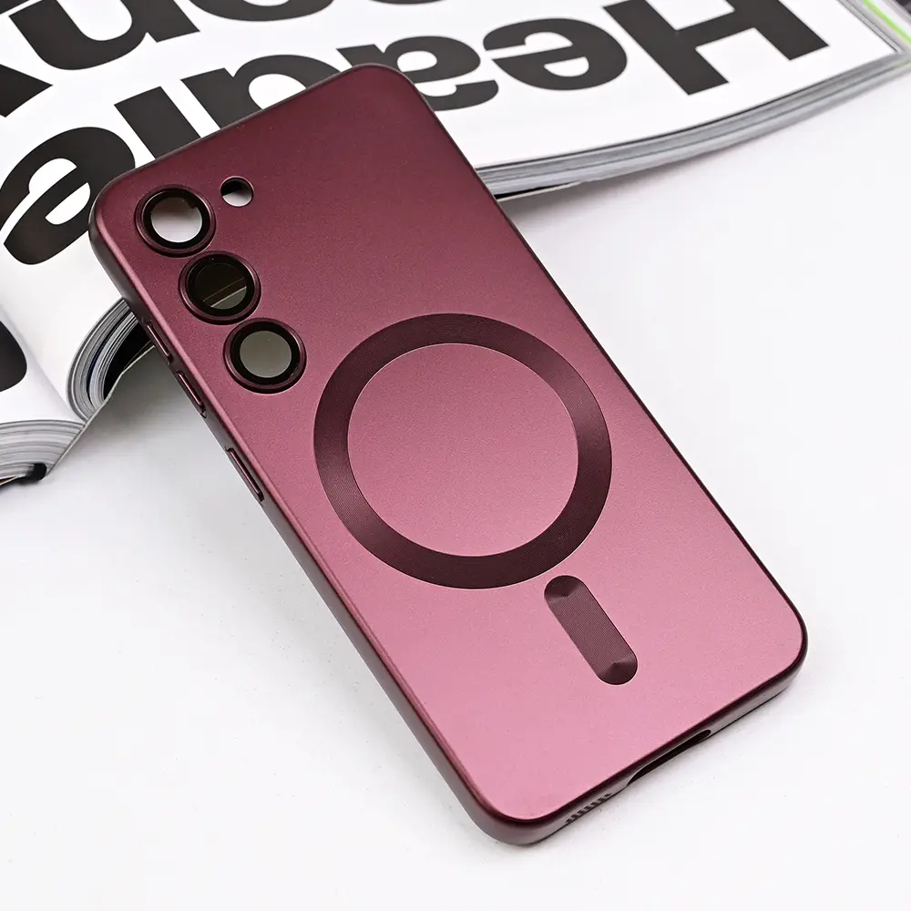 Torbica Magsafe Chrome za Samsung S911B Galaxy S23 5G Bordo
