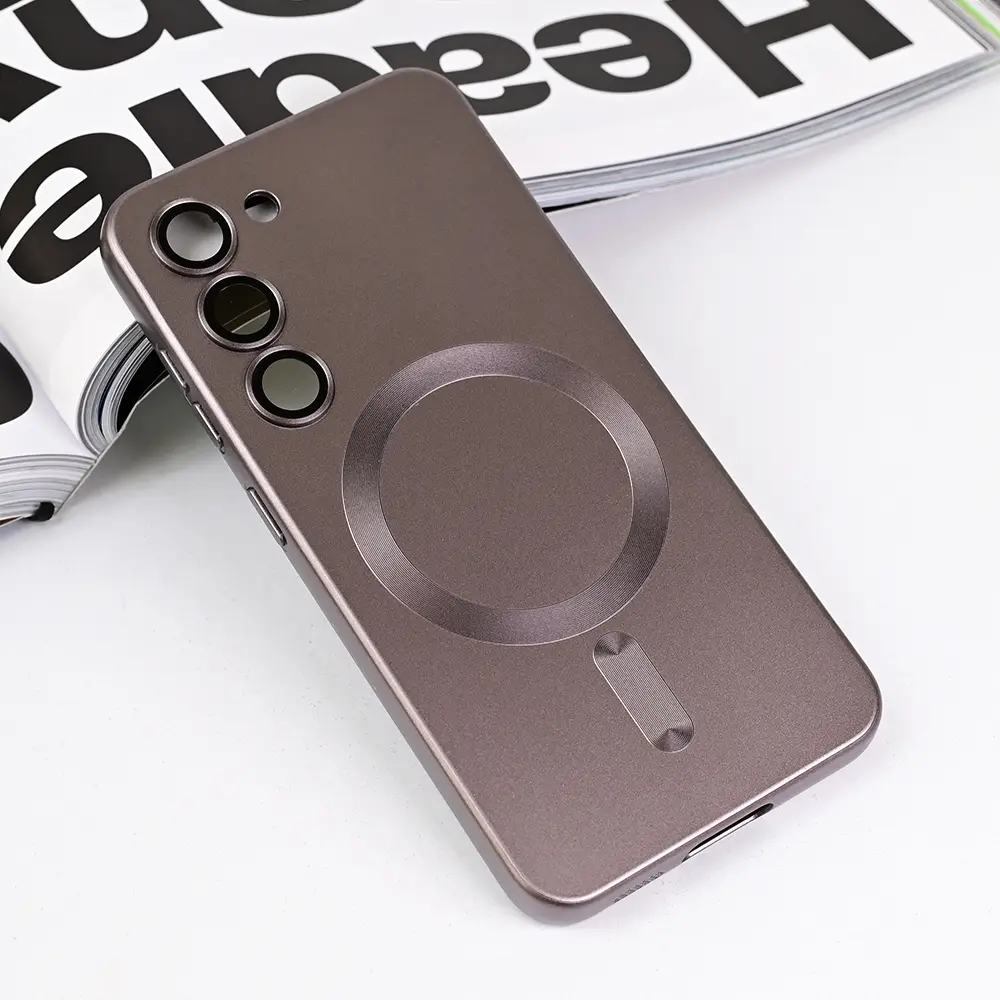 Torbica Magsafe Chrome za Samsung S911B Galaxy S23 5G Siva