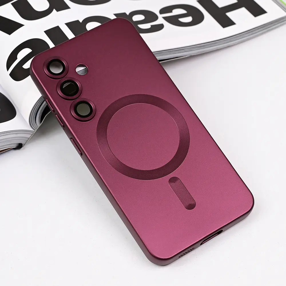 Torbica Magsafe Chrome za Samsung S921B Galaxy S24 Bordo