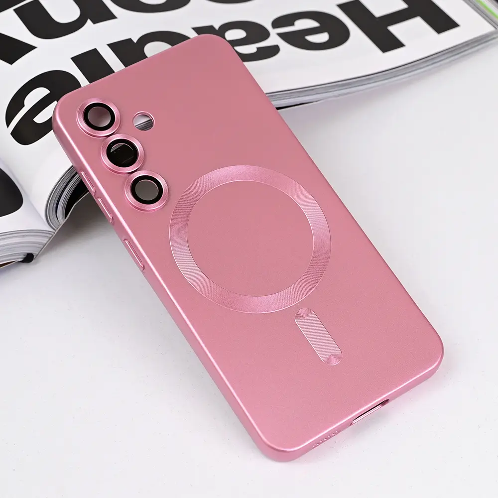 Torbica Magsafe Chrome za Samsung S921B Galaxy S24 Roze