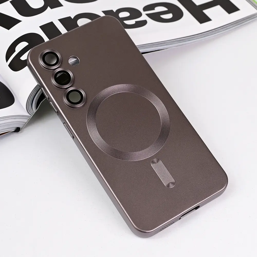 Torbica Magsafe Chrome za Samsung S921B Galaxy S24 Siva