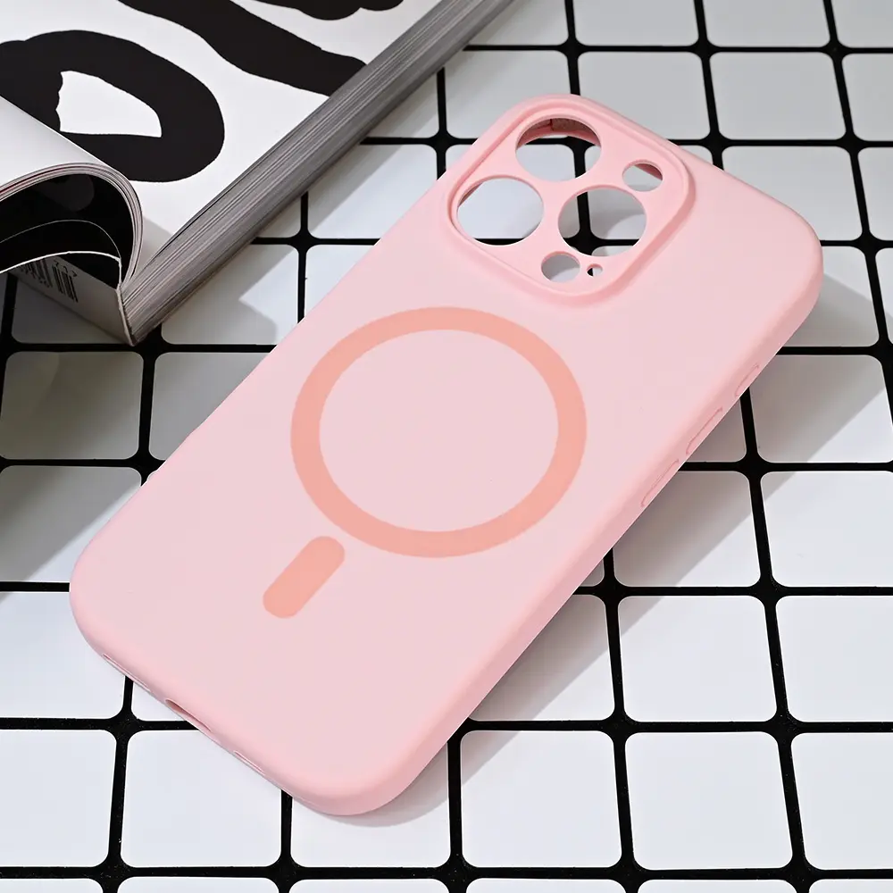 Torbica Magsafe Pure Color za Iphone 16 Pro 6.3 Roze