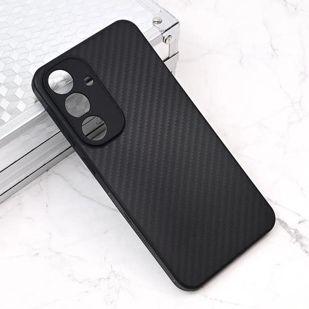 Torbica Carbon Fiber za Samsung S936B Galaxy S25 Plus Crna