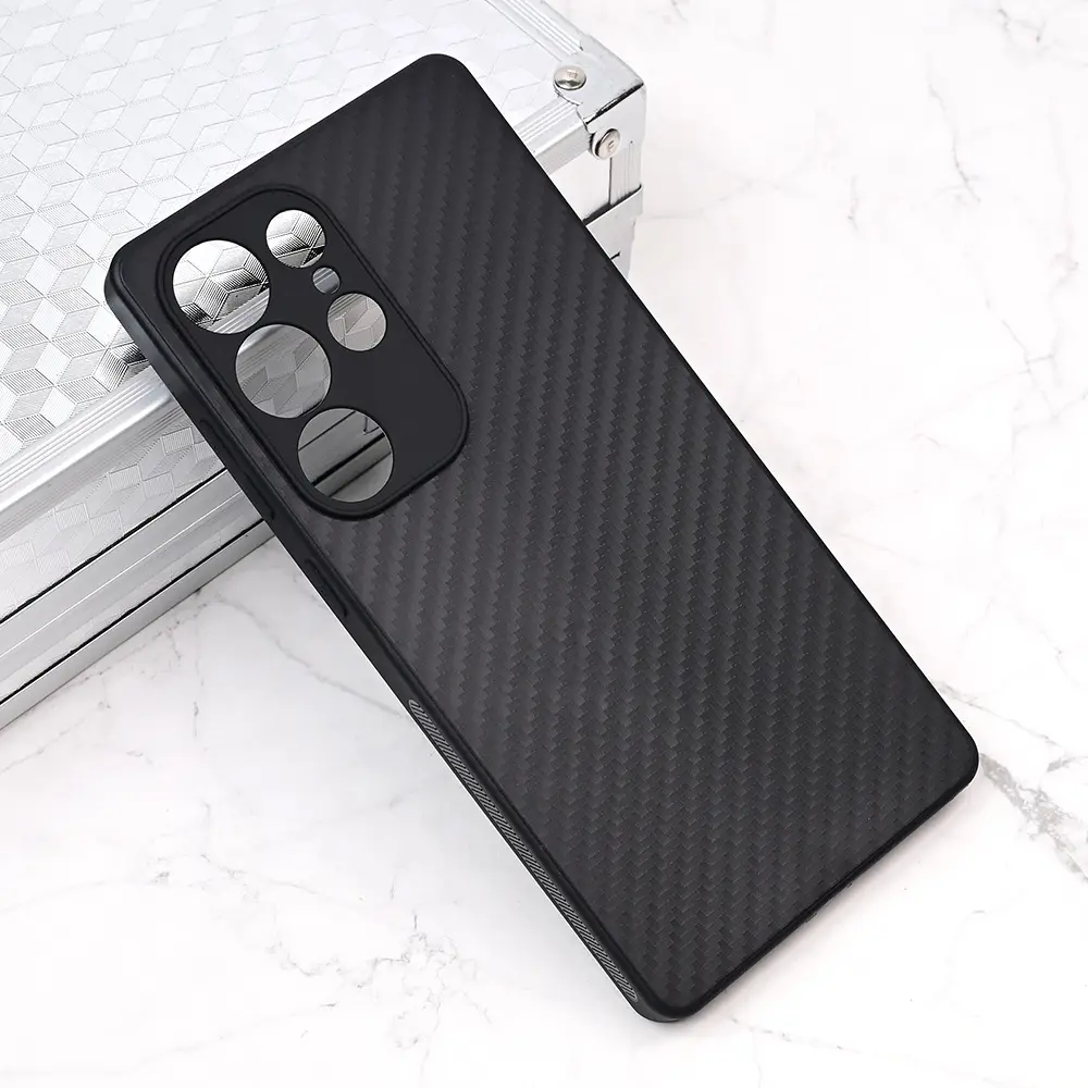 Torbica Carbon Fiber za Samsung S938B Galaxy S25 Ultra Crna
