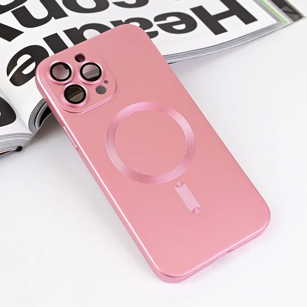 Torbica Magsafe Chrome za Iphone 13 Pro Max 6.7 Roze