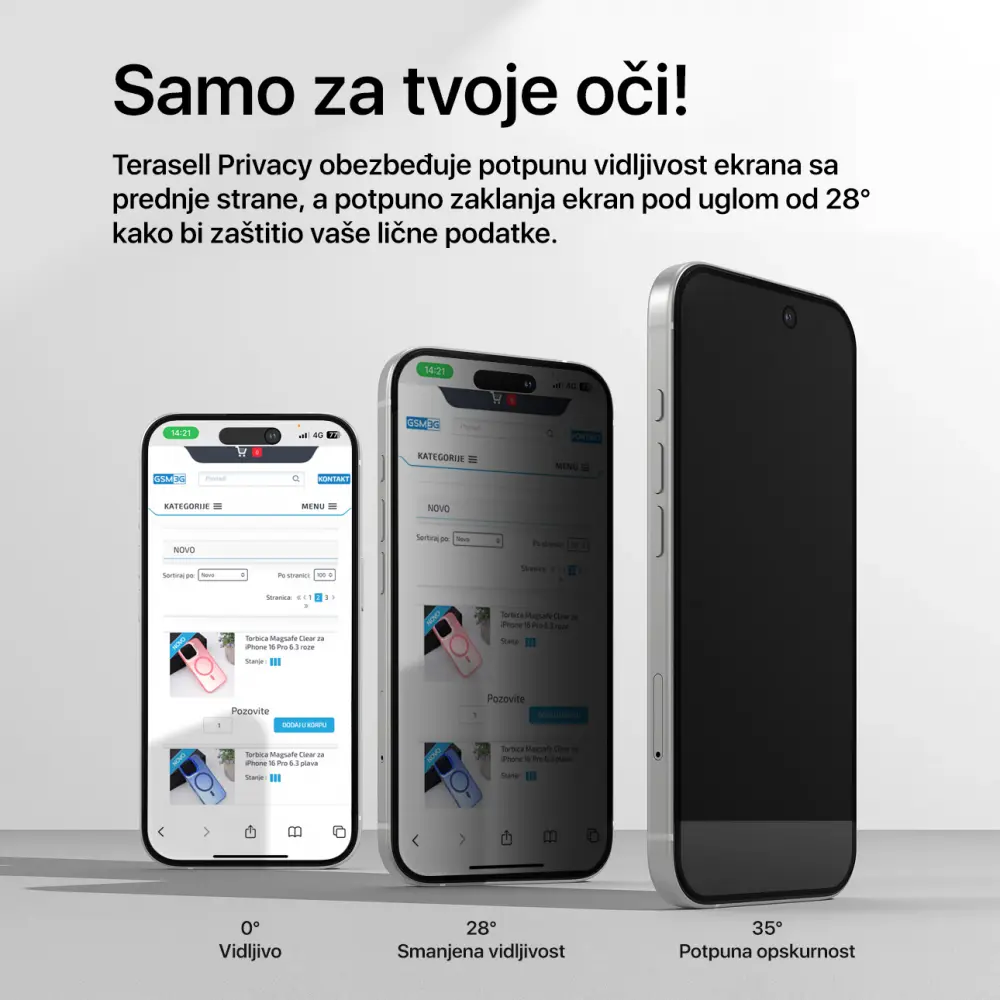 Zastitno Staklo Tempered Glass Privacy Teracell Titan 2.5d za Samsung S906B Galaxy S22 Plus/s916 Galaxy S23 Plus 5G Crni (fingerprint Unlock)