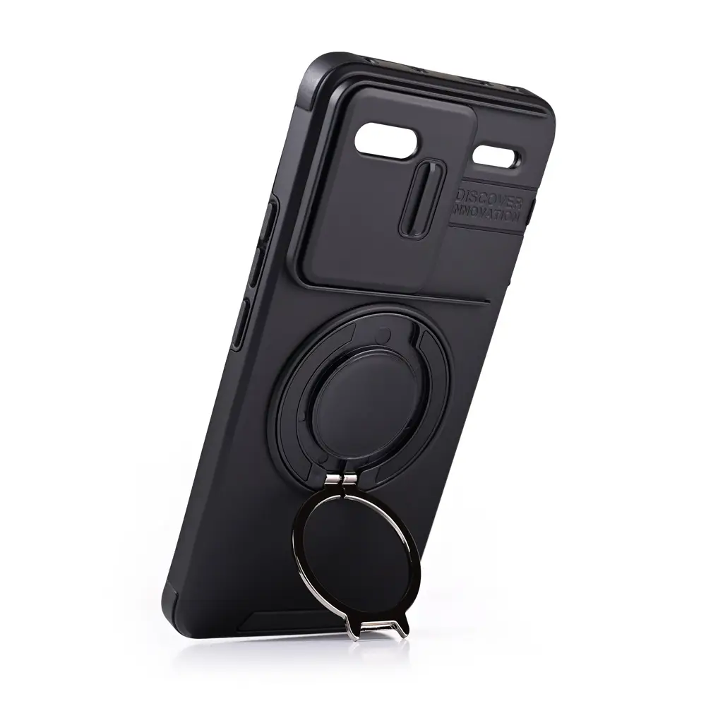Torbica Camshield Ring Stand za Xiaomi Redmi Note 13 Pro Plus (eu) Crna