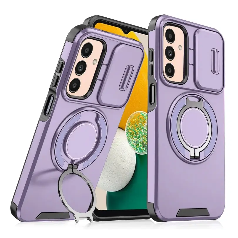 Torbica Camshield Ring Stand za Samsung A165F Galaxy A16 Ljubicasta
