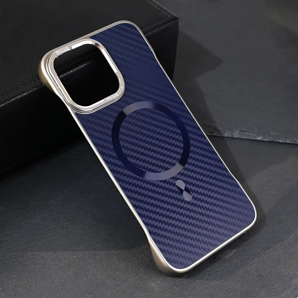 Torbica Magsafe Carbon za Iphone 15 Pro Max 6.7 Plava