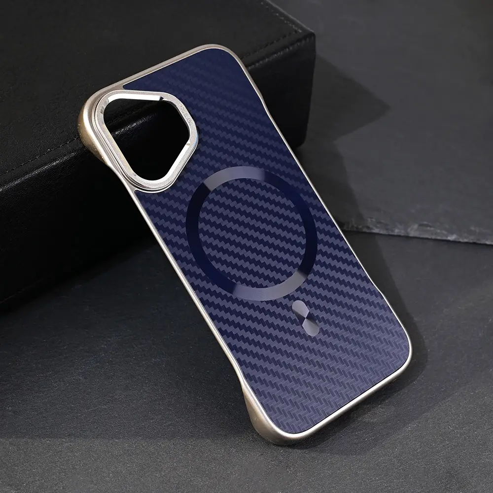 Torbica Magsafe Carbon za Iphone 16 6.1 Plava