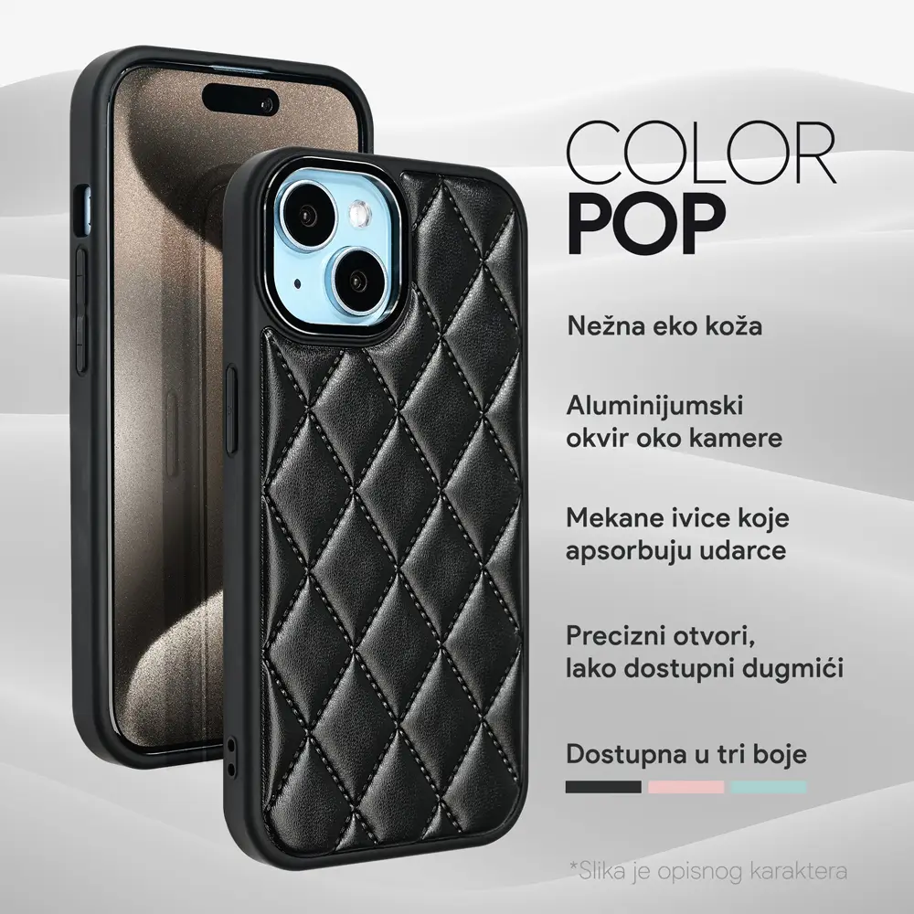 Torbica Color Pop za Iphone 16 6.1 Mint