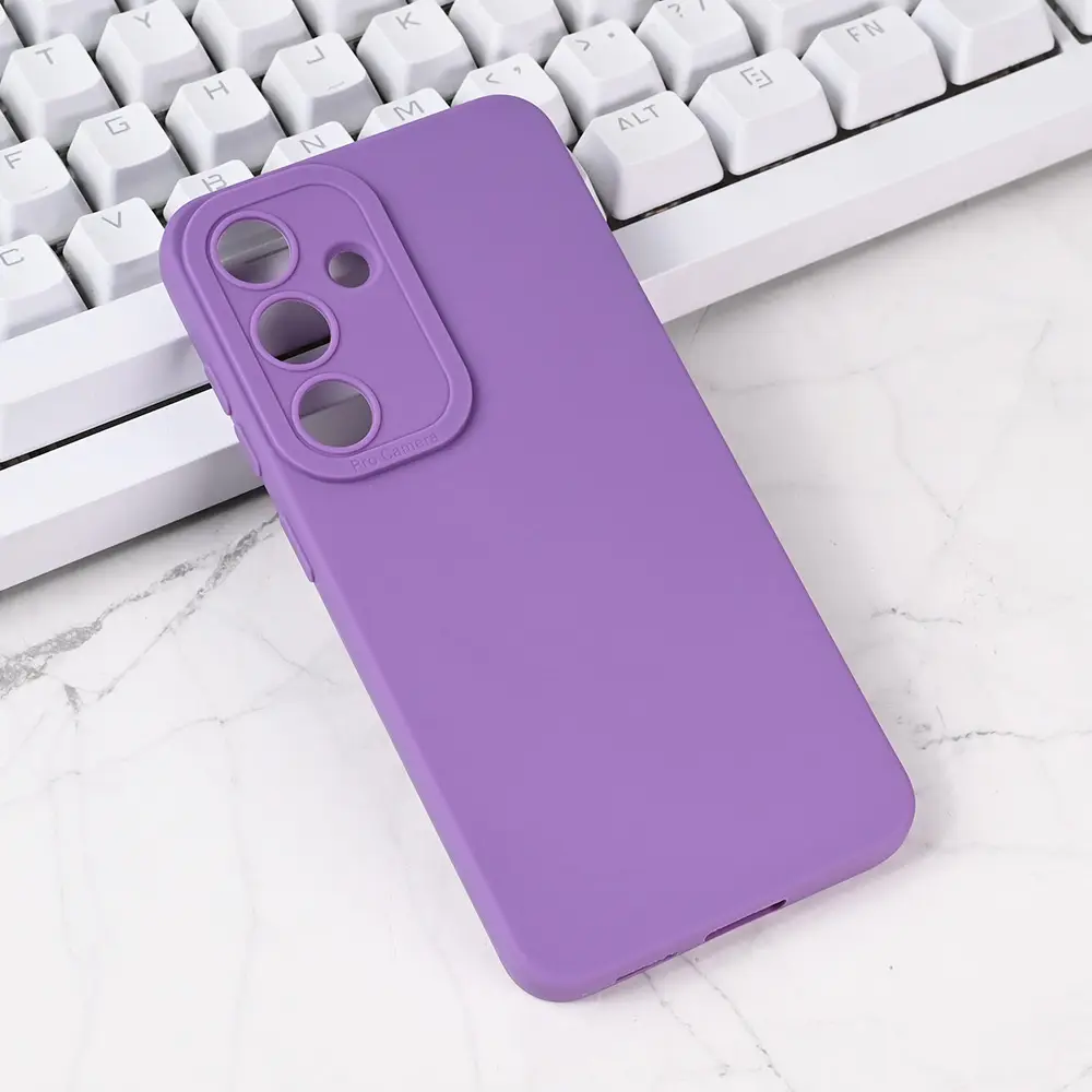 Torbica Silikon Pro Camera za Samsung S931B Galaxy S25 5G Ljubicasta