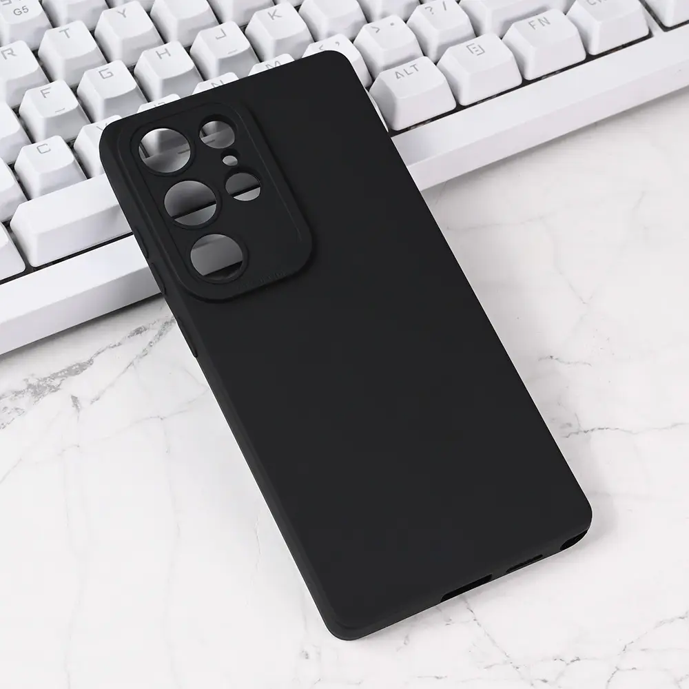 Torbica Silikon Pro Camera za Samsung S938B Galaxy S25 Ultra 5G Crna