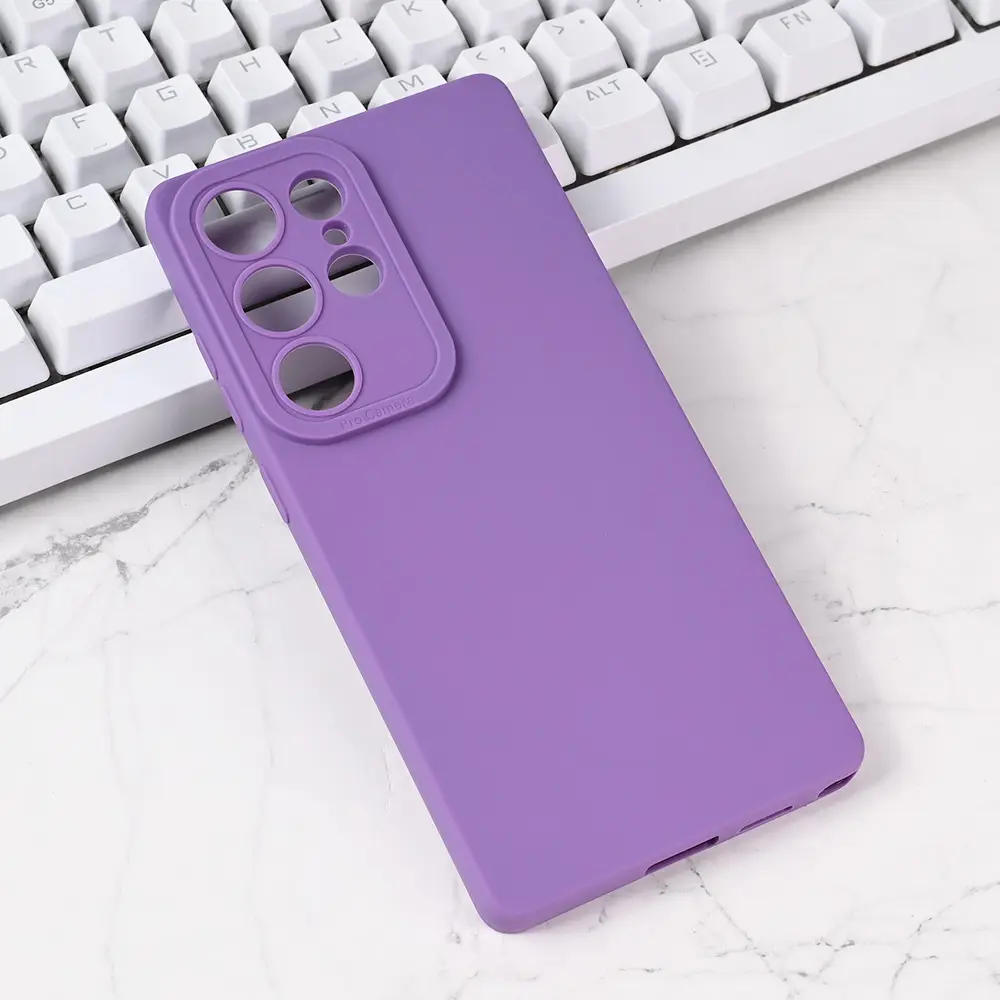 Torbica Silikon Pro Camera za Samsung S938B Galaxy S25 Ultra 5G Ljubicasta