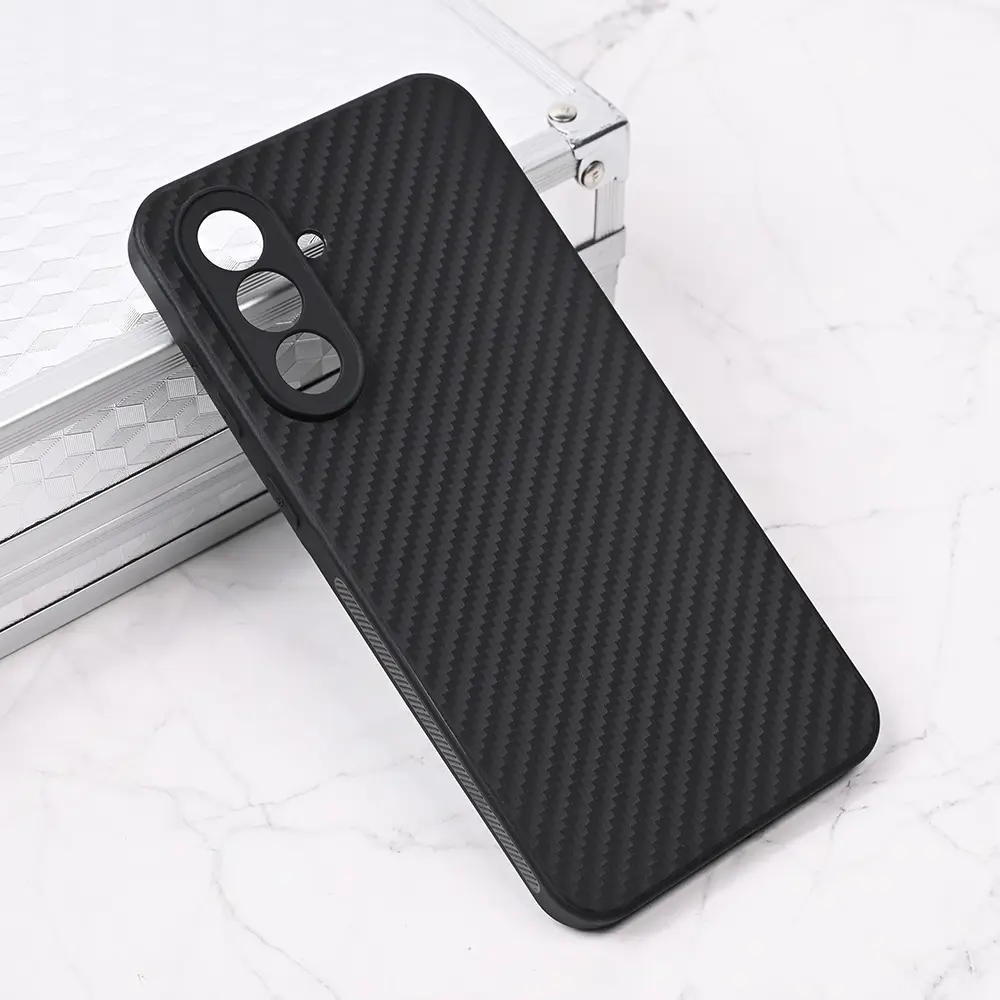 Torbica Carbon Fiber za Samsung A566B Galaxy A56 5G Crna