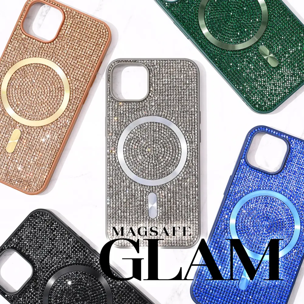 Torbica Magsafe Glam za Iphone 16 Plus 6.7 Crna