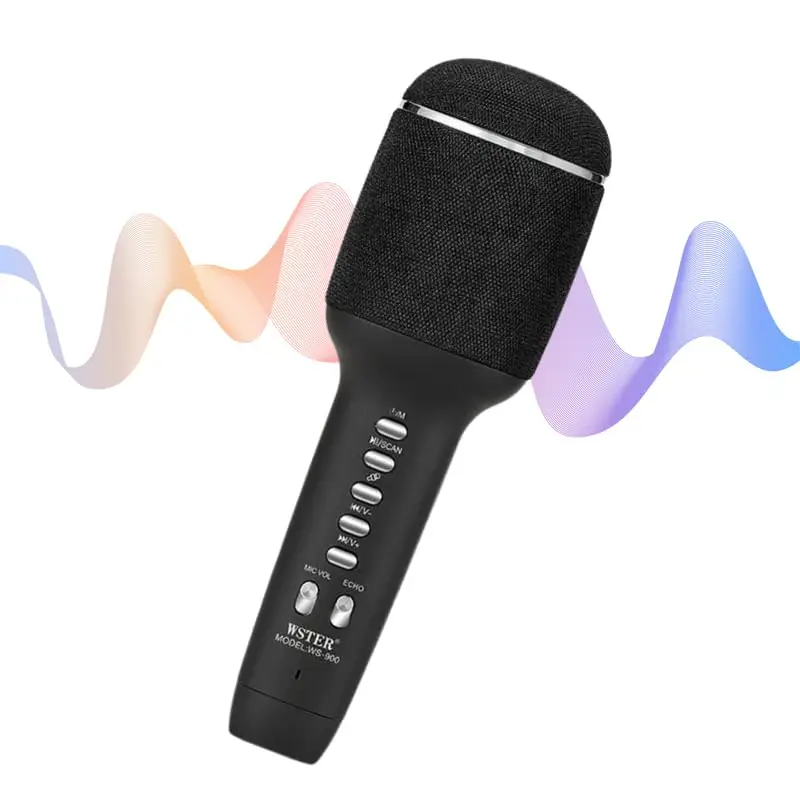 Bluetooth Mikrofon WS900 Crni