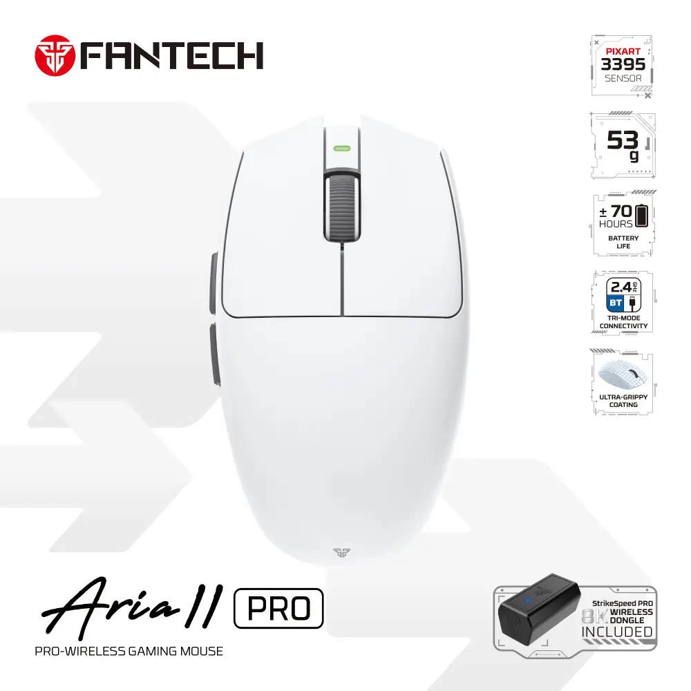 Mis Wireless Gaming Fantech Xd7v2p Aria II PRO Beli