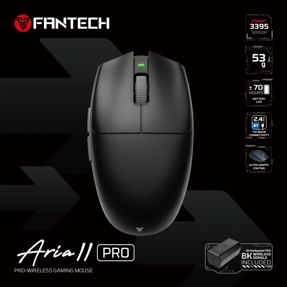 Mis Wireless Gaming Fantech Xd7v2p Aria II PRO Crni