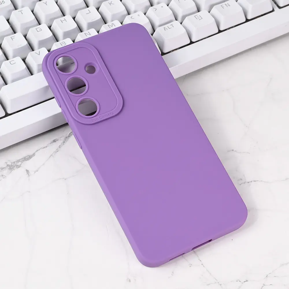 Torbica Silikon Pro Camera za Samsung S936B Galaxy S25 Plus Ljubicasta