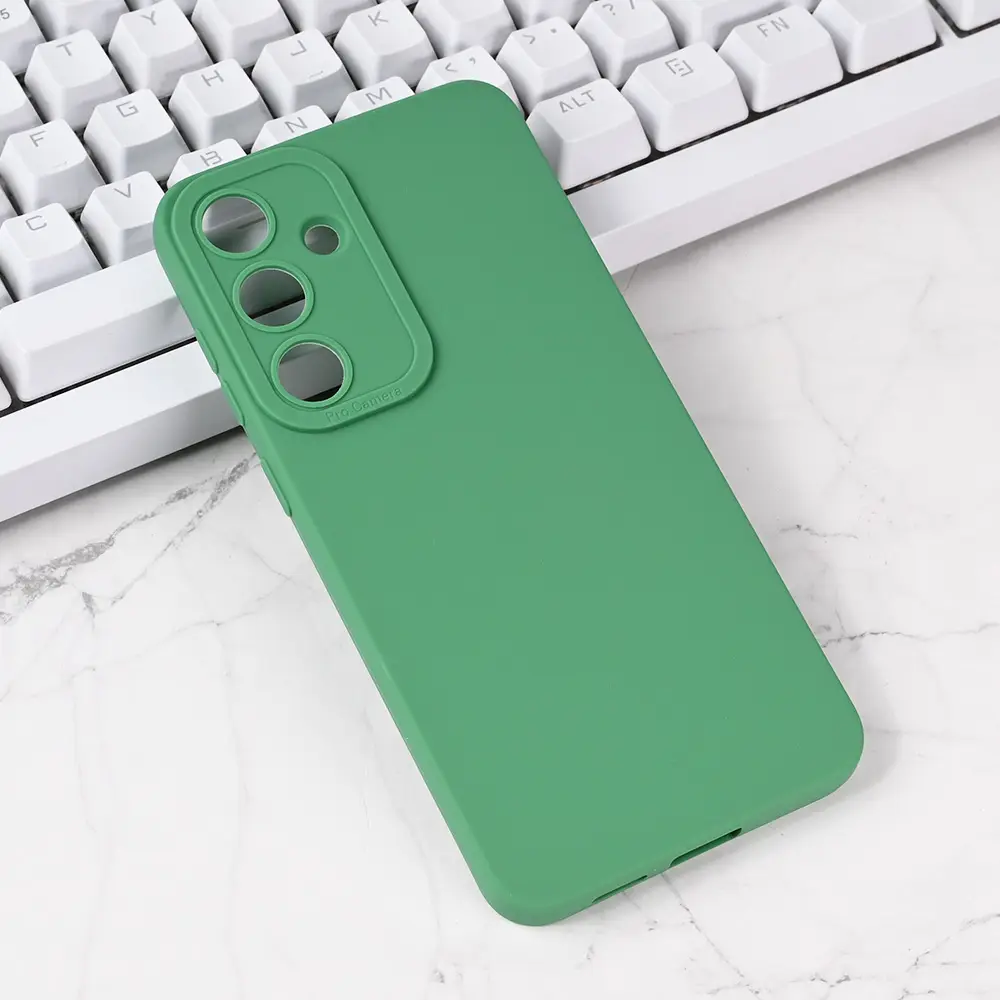 Torbica Silikon Pro Camera za Samsung S936B Galaxy S25 Plus Zelena