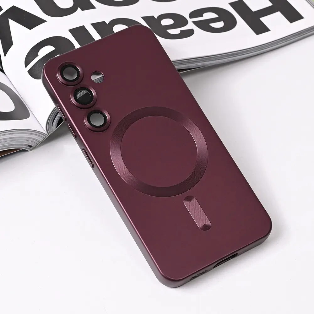 Torbica Magsafe Chrome za Samsung S931B Galaxy S25 Bordo