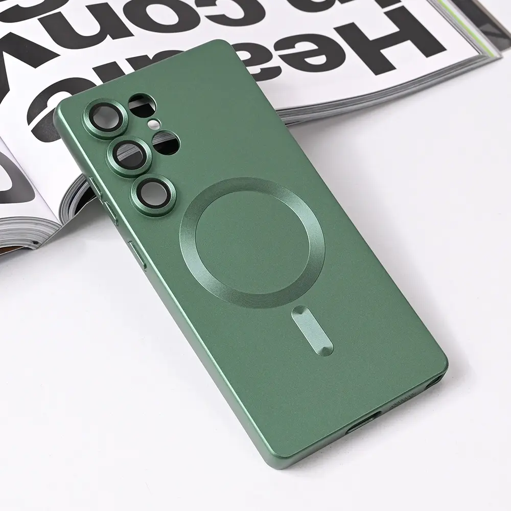 Torbica Magsafe Chrome za Samsung S938B Galaxy S25 Ultra Zelena