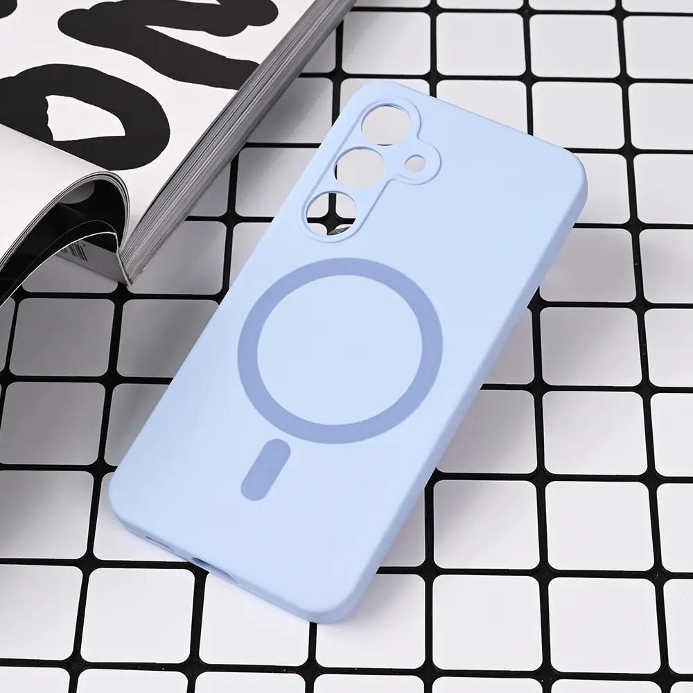 Torbica Magsafe Pure Color za Samsung S921B Galaxy S24 Svetlo Plava
