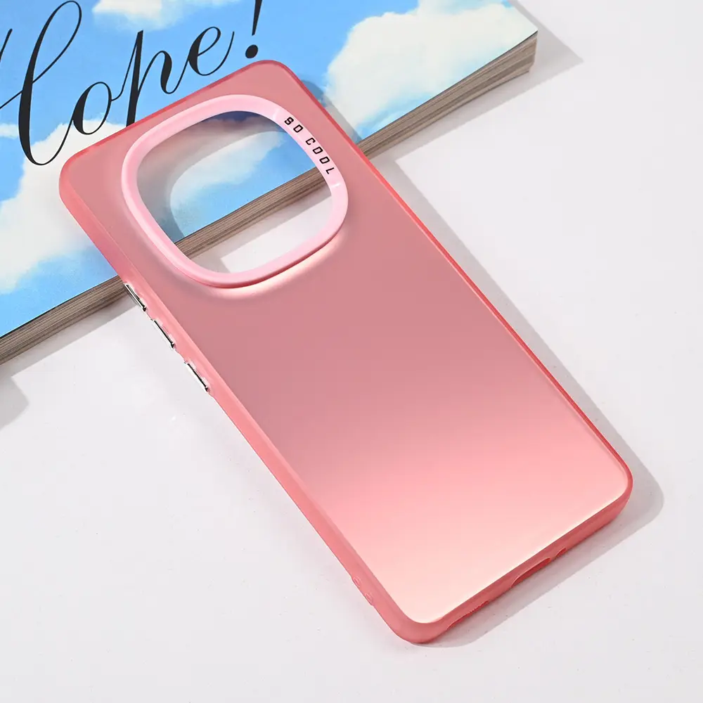 Torbica Clear za Xiaomi Redmi Note 14 Pro Plus Roze