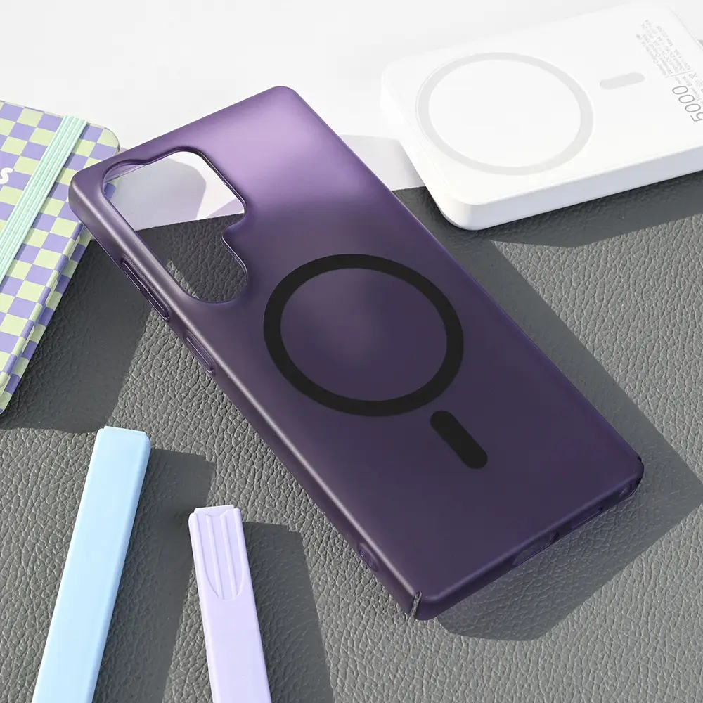 Torbica Magsafe Matte PC za Samsung S938B Galaxy S25 Ultra Ljubicasta