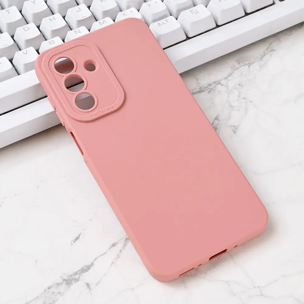 Torbica Silikon Pro Camera za Samsung A266B Galaxy A26 5G Roze